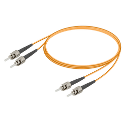 ST/UPC-ST/UPC | Multi Mode G651.OM2 Duplex Patch Cord | 2.0x4.1mm, vista 2