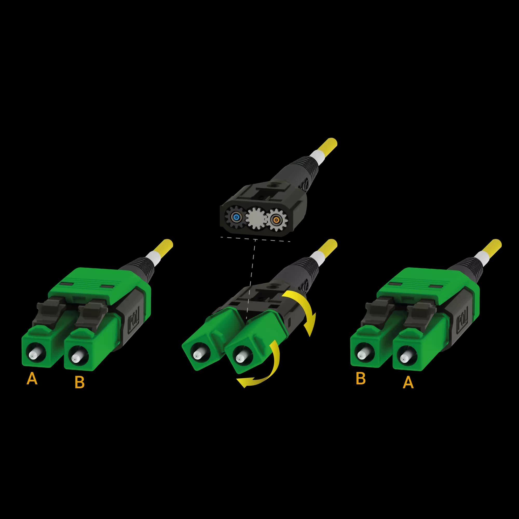 LC/APC-LC/APC | Single Mode G657.A2 | UNI10 | Uniboot Patch Cord | 2.0mm Uniboot Connectors, vista 4
