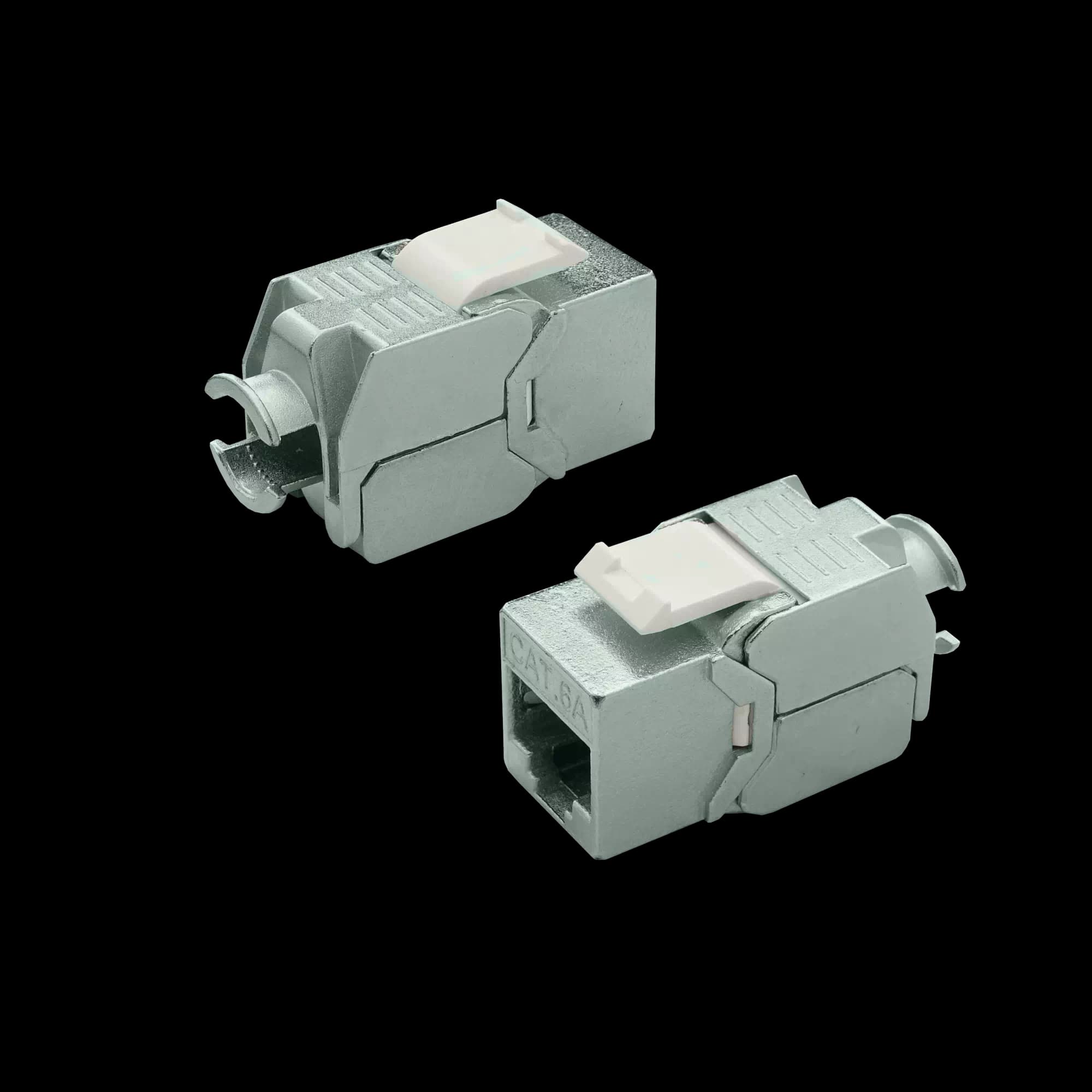 CAT6A Jack to Jack Keystone 180° | Shielded