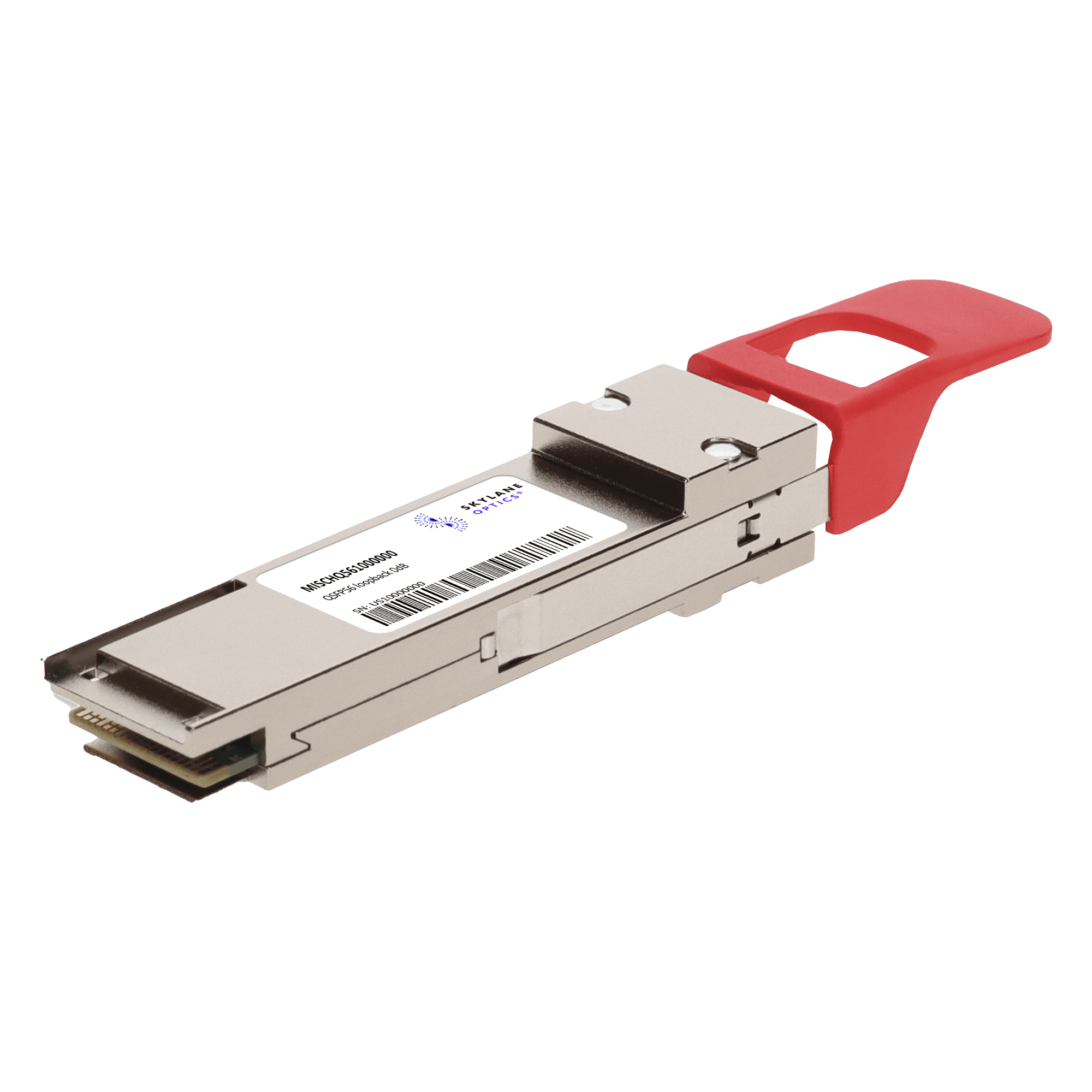 QSFP56 200GbE Loopback, MSA Compliant, 0dB Attenuation, Industrial Temp Fiber Optic Transceiver MISCHQ561000