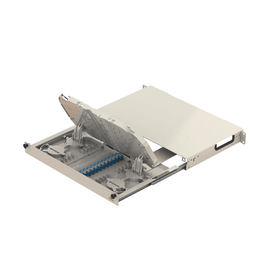 Patch to Patch Fiber Management Shelves | 19" 1U, vista 6