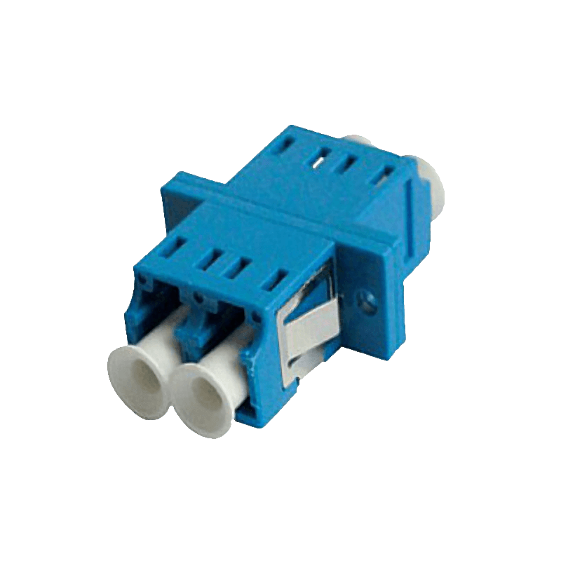 LC Duplex Adapter | w/ Flange
