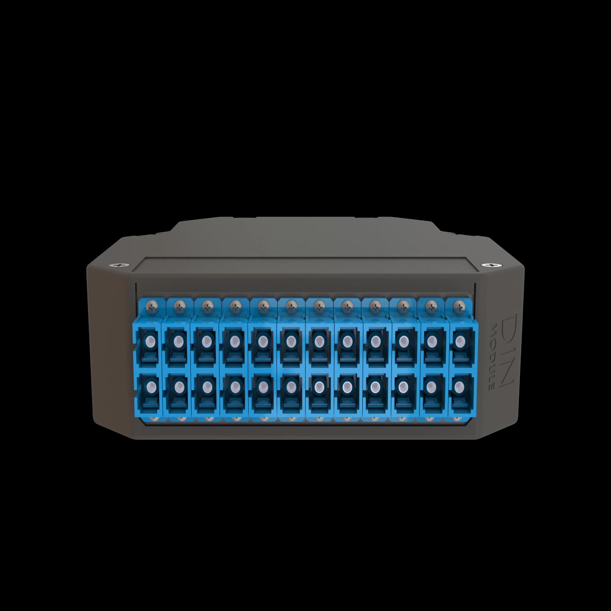 DIN Rail Termination Box | 12 SC Duplex | DP3, vista 2