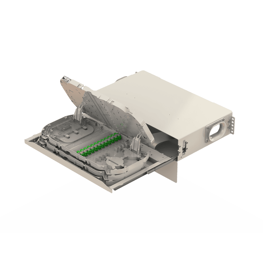 Splice to Patch Fiber Management Shelves | 19" 2U, vista 7