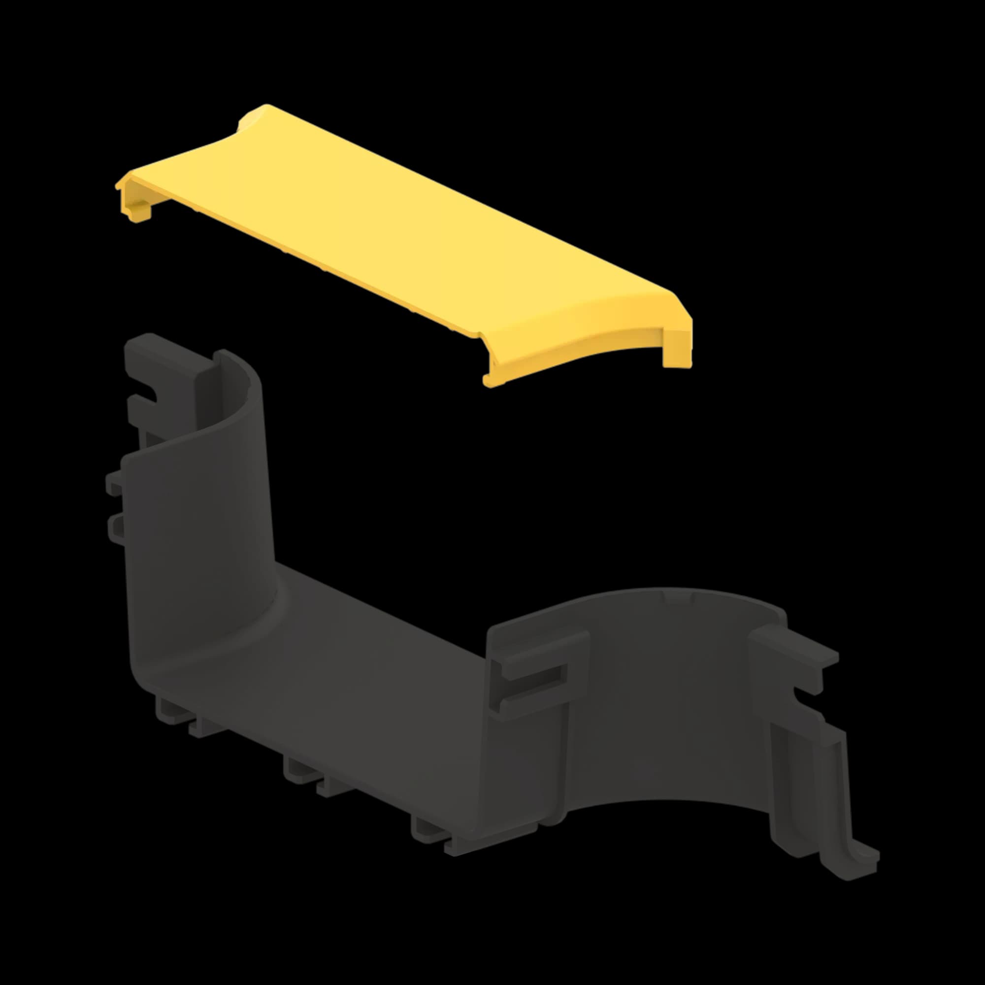 FDS_200mm Horizontal Cut-Off Connection Cover, vista 3