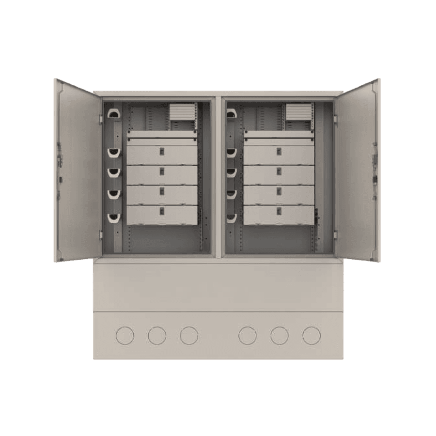 Street Type Fiber Optic Twin Cabinet | FDF-ODC-2-X, vista 2