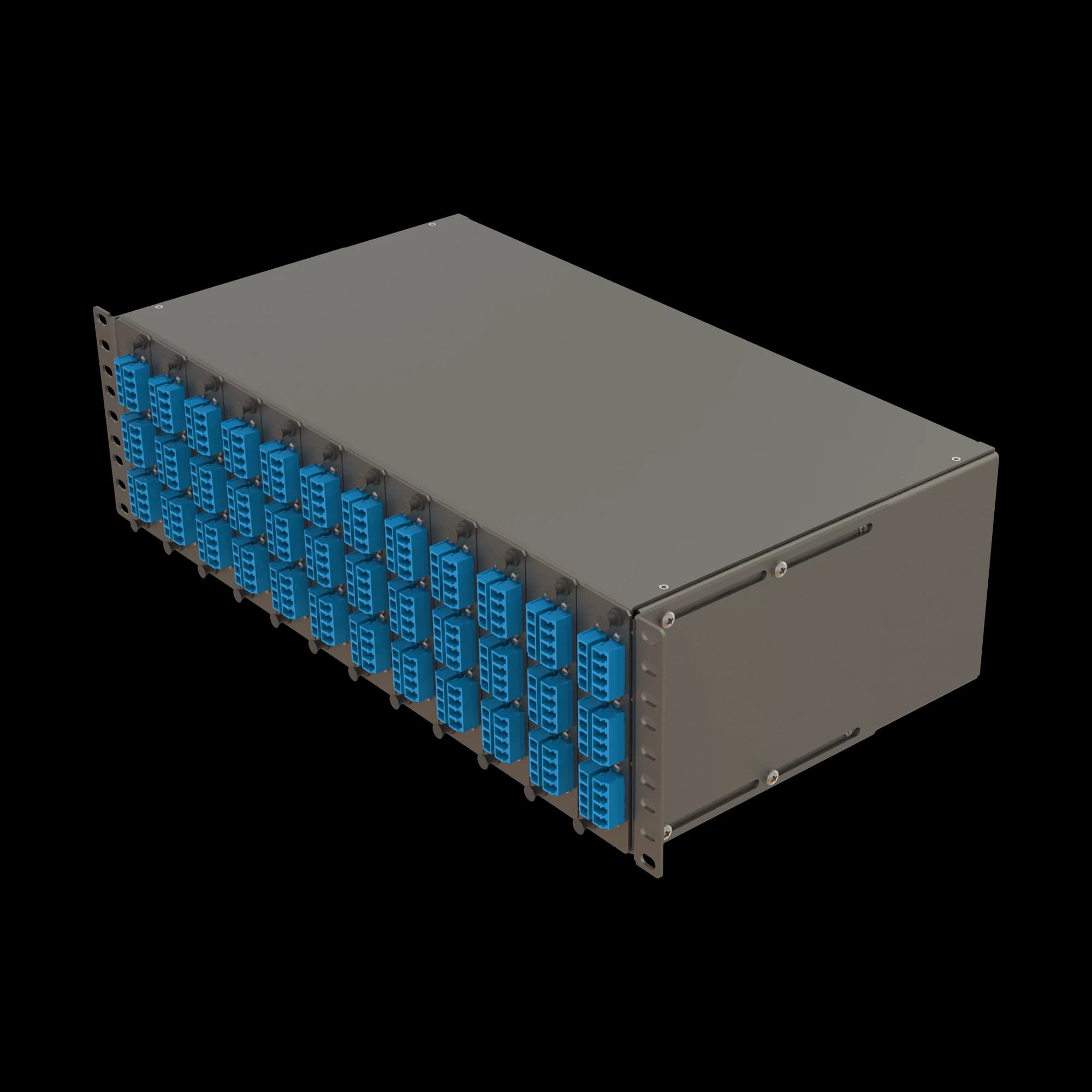 3U Sub-rack Panel | 12 Modules | Front Access, vista 3