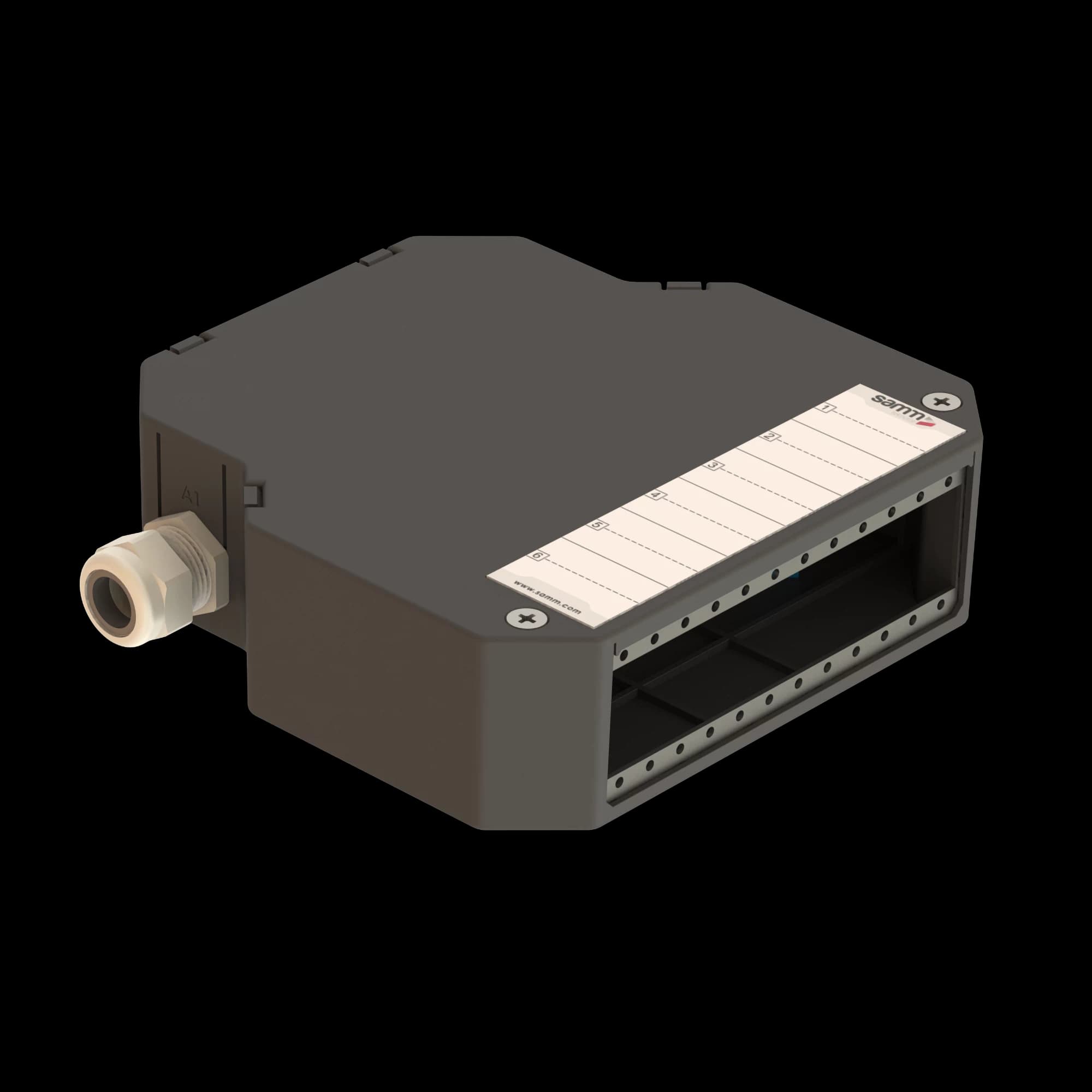 DIN Rail Termination Box | Straight | DP3 Empty