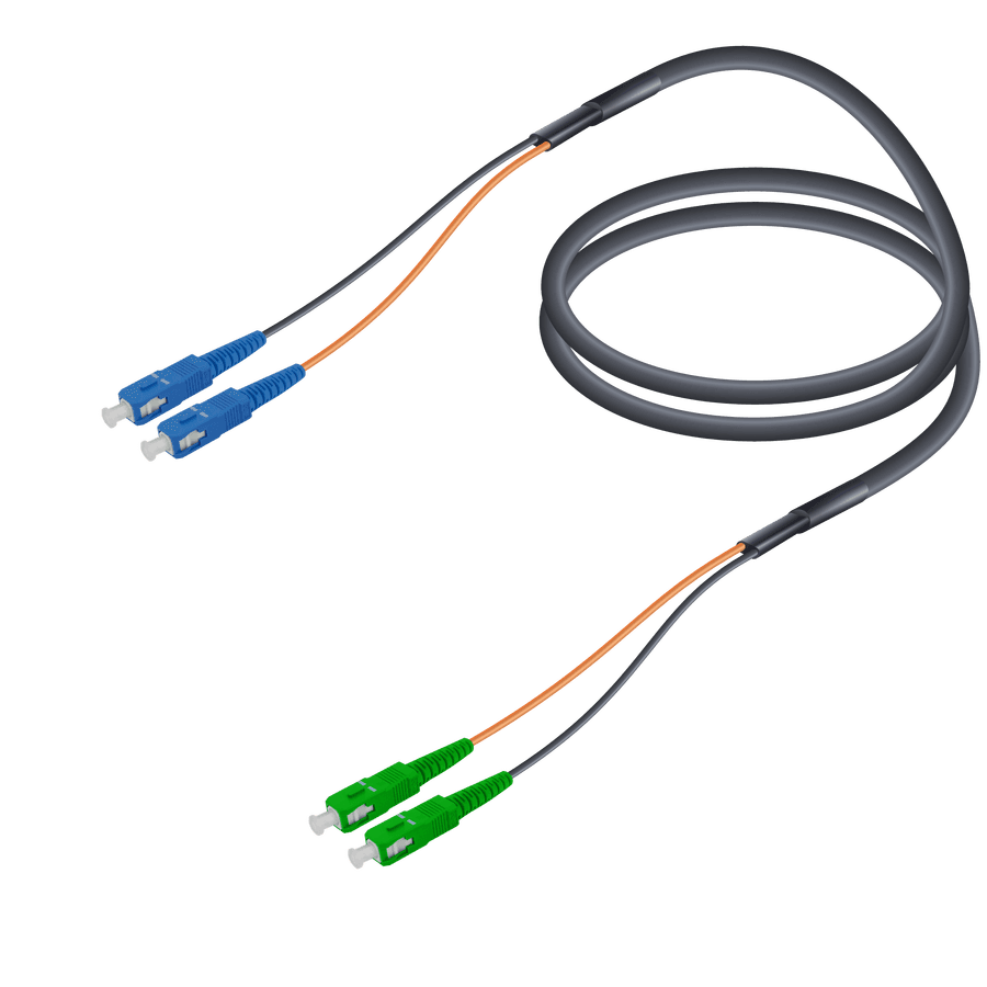SC/UPC-SC/APC | Single Mode G657.A2 Universal FTTA Breakout | 7.0x2.0mm