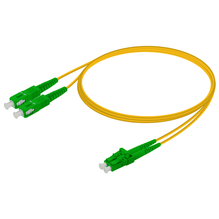 SC/APC-LC/APC | Single Mode G657.A2 Duplex Patch Cord | 2.0x4.1mm