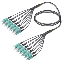 SC/UPC-SC/UPC | 12 Fibers Universal Fanout | Multi Mode G651.OM3 | 4.8/1.8mm