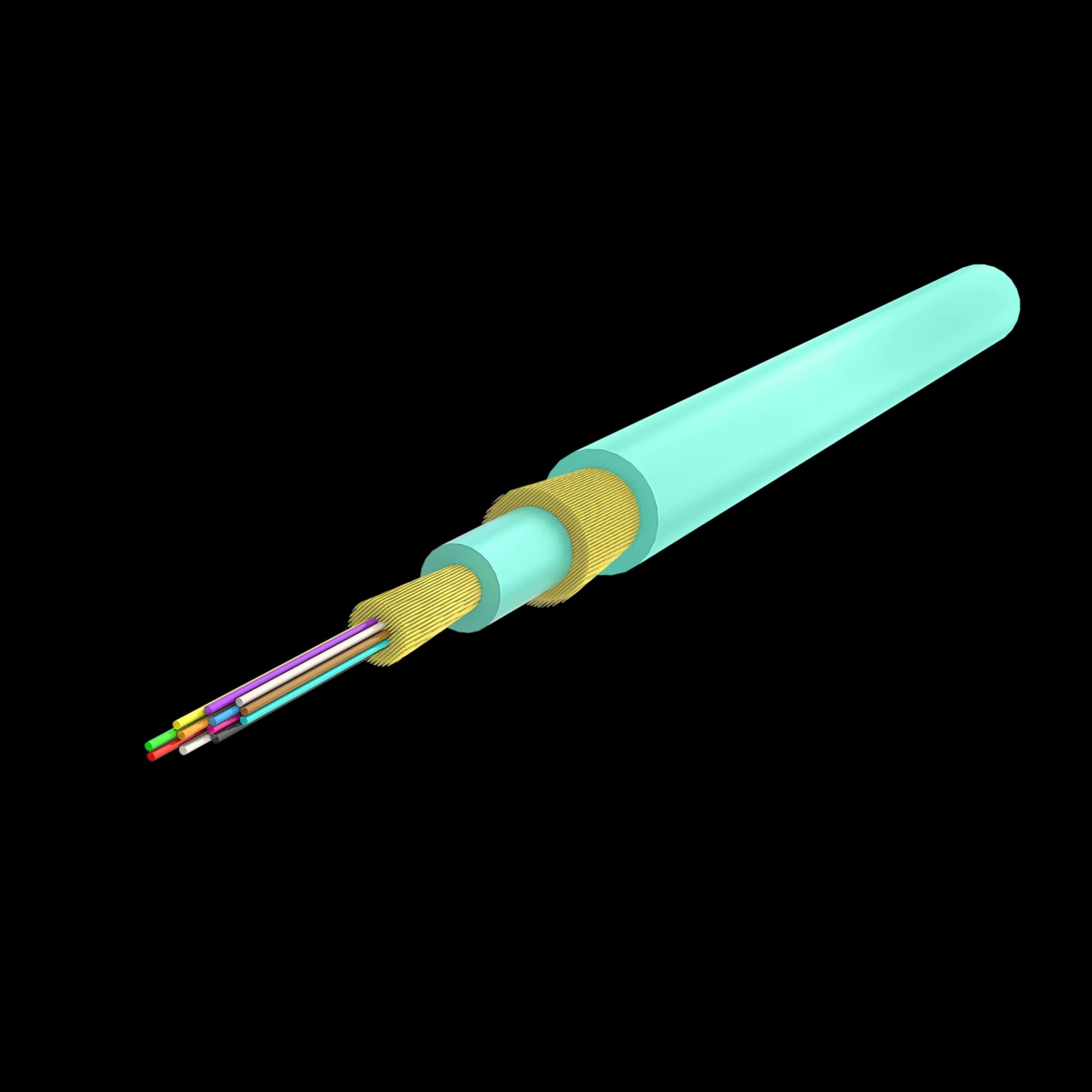 Ruggedized Distribution Cable 4.8mm | I-B3Q(ZN-AY)H 1x24 | 1000 meters, vista 3