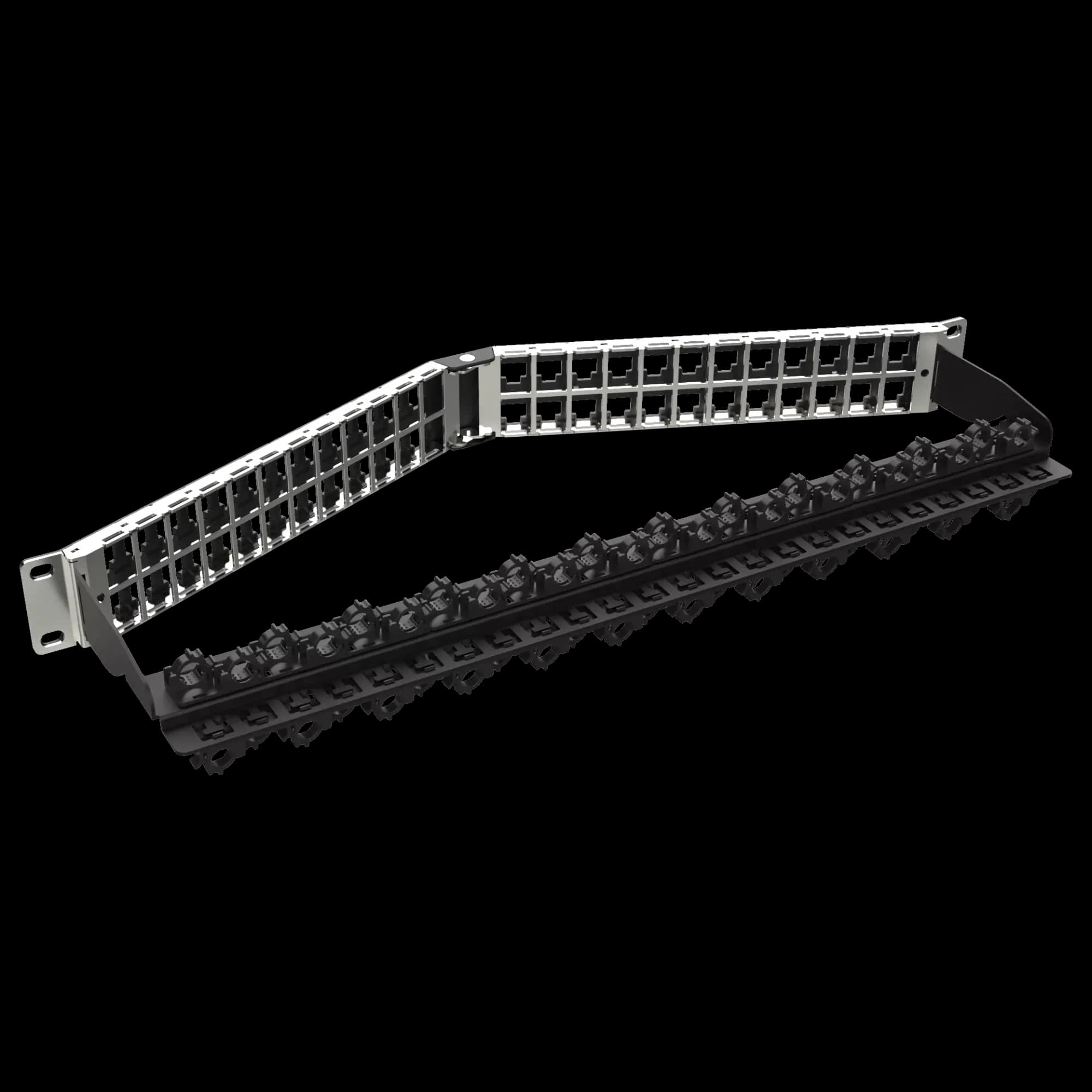 PANEL-1.0U-SHLD-UNL-ANG-48P with SCM, vista 2