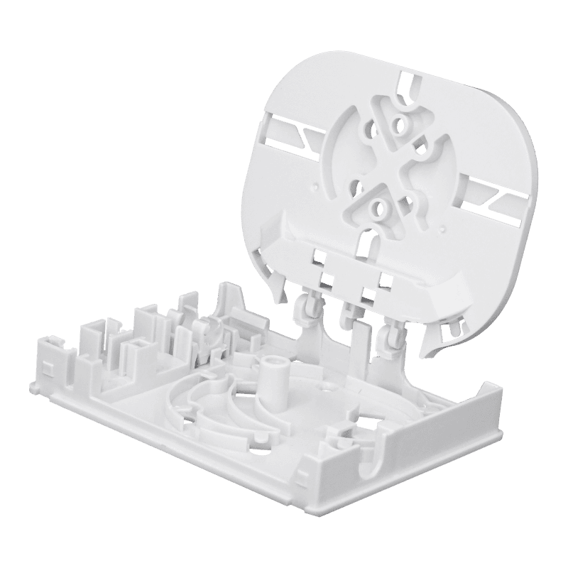 Indoor Termination Box | 2 Patch 4 Fibers 2 Ports | Compact Vertical Design, vista 5