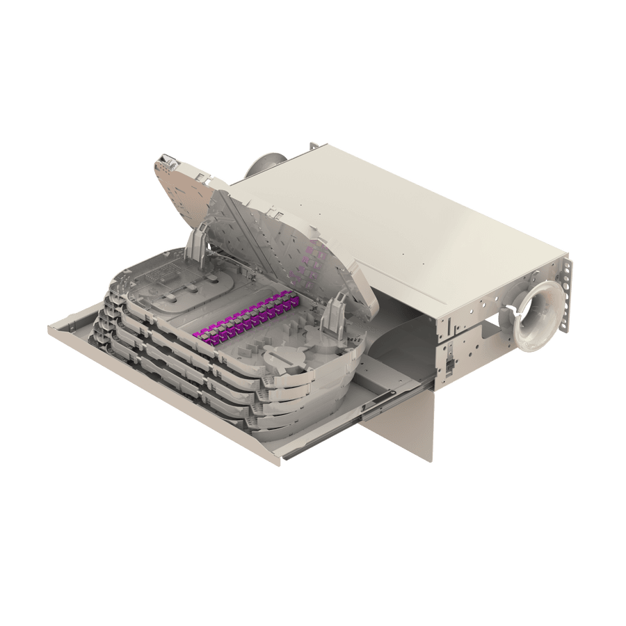 Splice to Patch Fiber Management Shelves | 21" 3U, vista 5