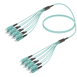 SC/UPC-SC/UPC | 8 Fibers Fanout | Multi Mode G651.OM3 | 3.0/1.8mm, vista 2