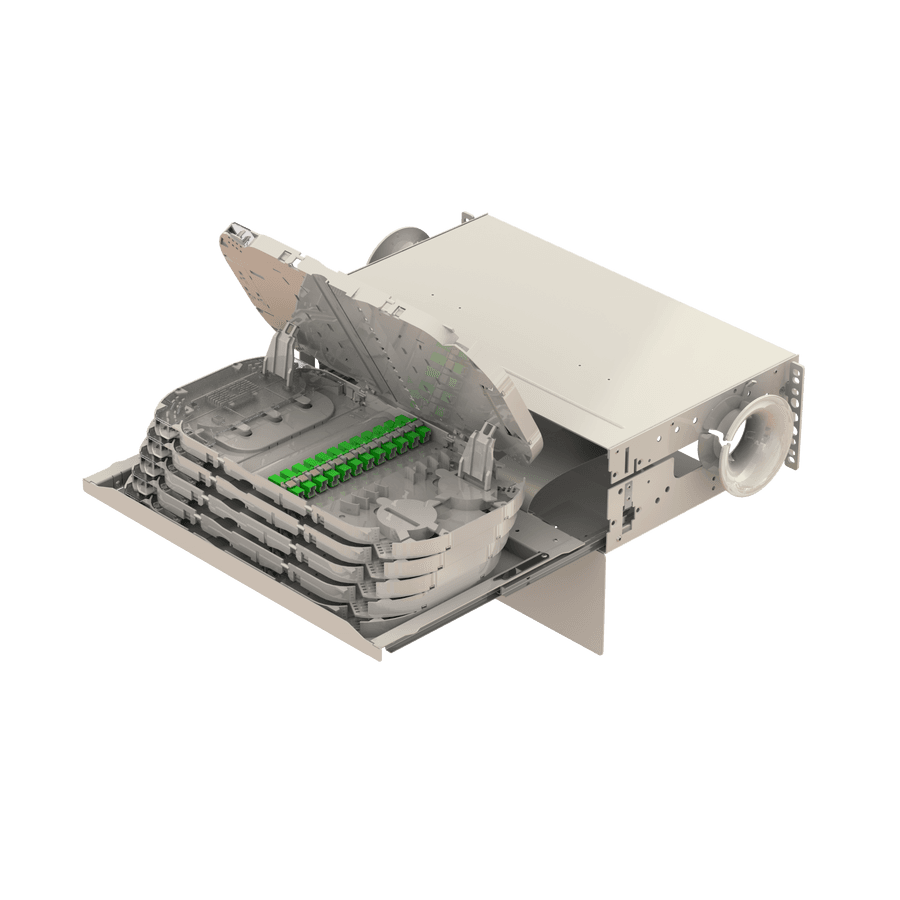 Splice to Patch Fiber Management Shelves | 19" 3U, vista 12
