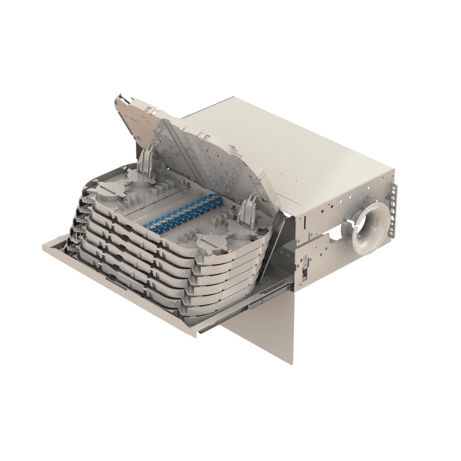 Patch to Patch Fiber Management Shelves | 19" 4U
