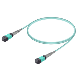 MTP Elite Female-Female Patch Cord | Base-8 | Multi-Mode G651.OM3 | 3.0mm, vista 2
