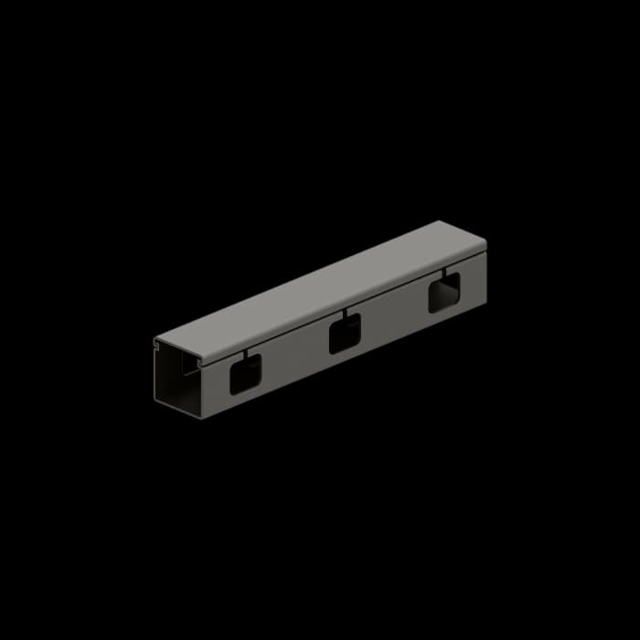 FDS_50mm Slotted Vertical Organizer Body with Cover_2.0m, vista 2