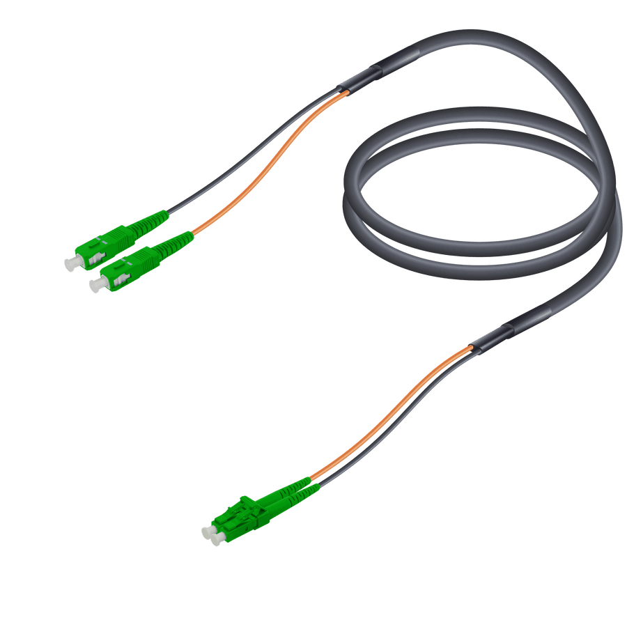 SC/APC-LC/APC | Single Mode G657.A2 Universal FTTA Breakout | 7.0x2.0mm
