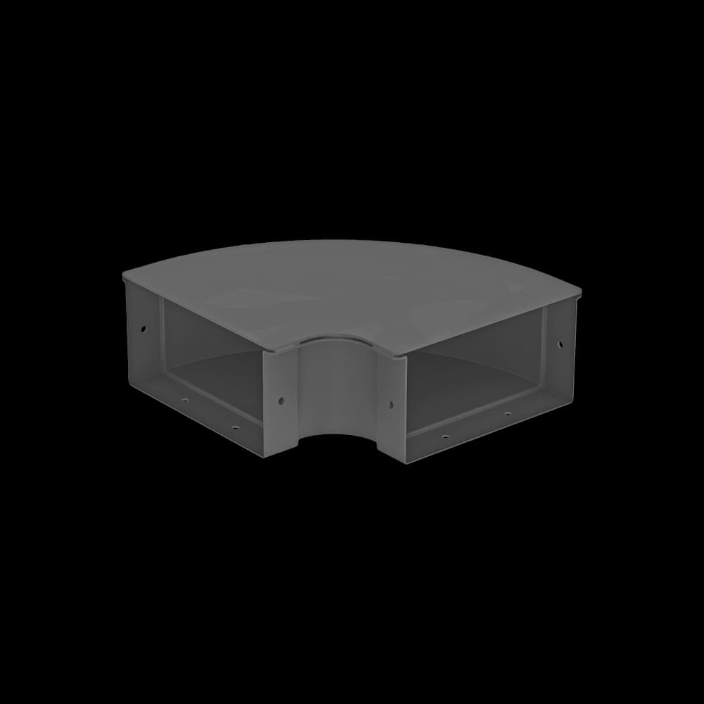 Raceways | Horizontal Elbow | W/ Cover 200mm, vista 2