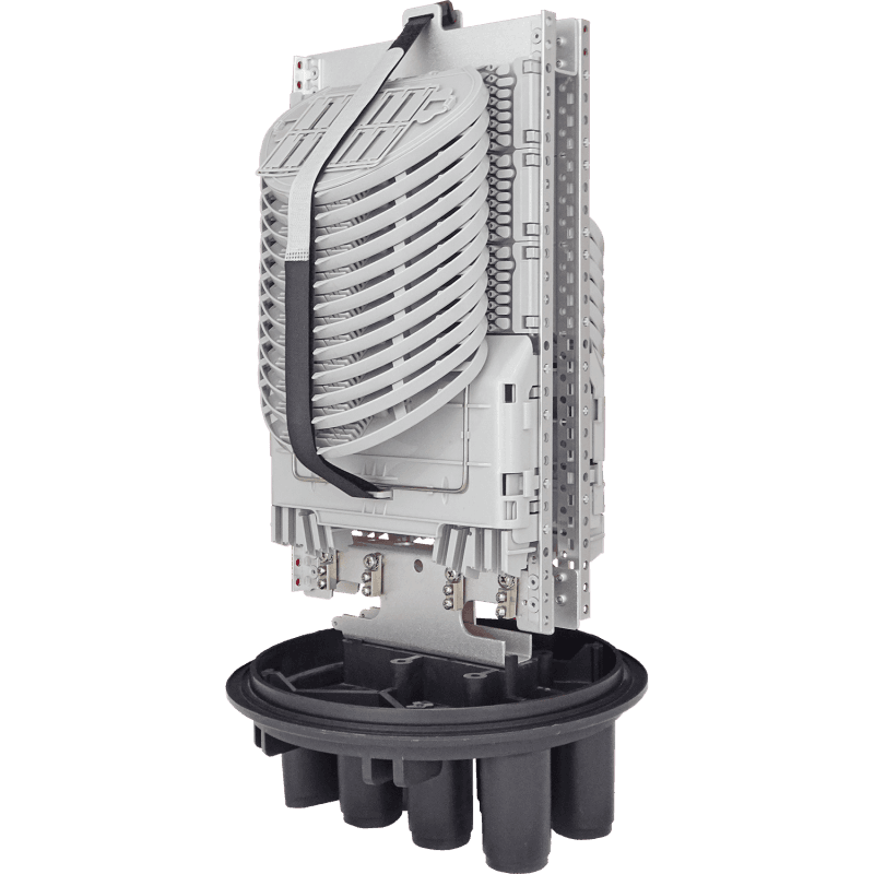 Fiber Optic Splice Closure | 24 Trays 288 Fibers 6 Ports | 492250, vista 2