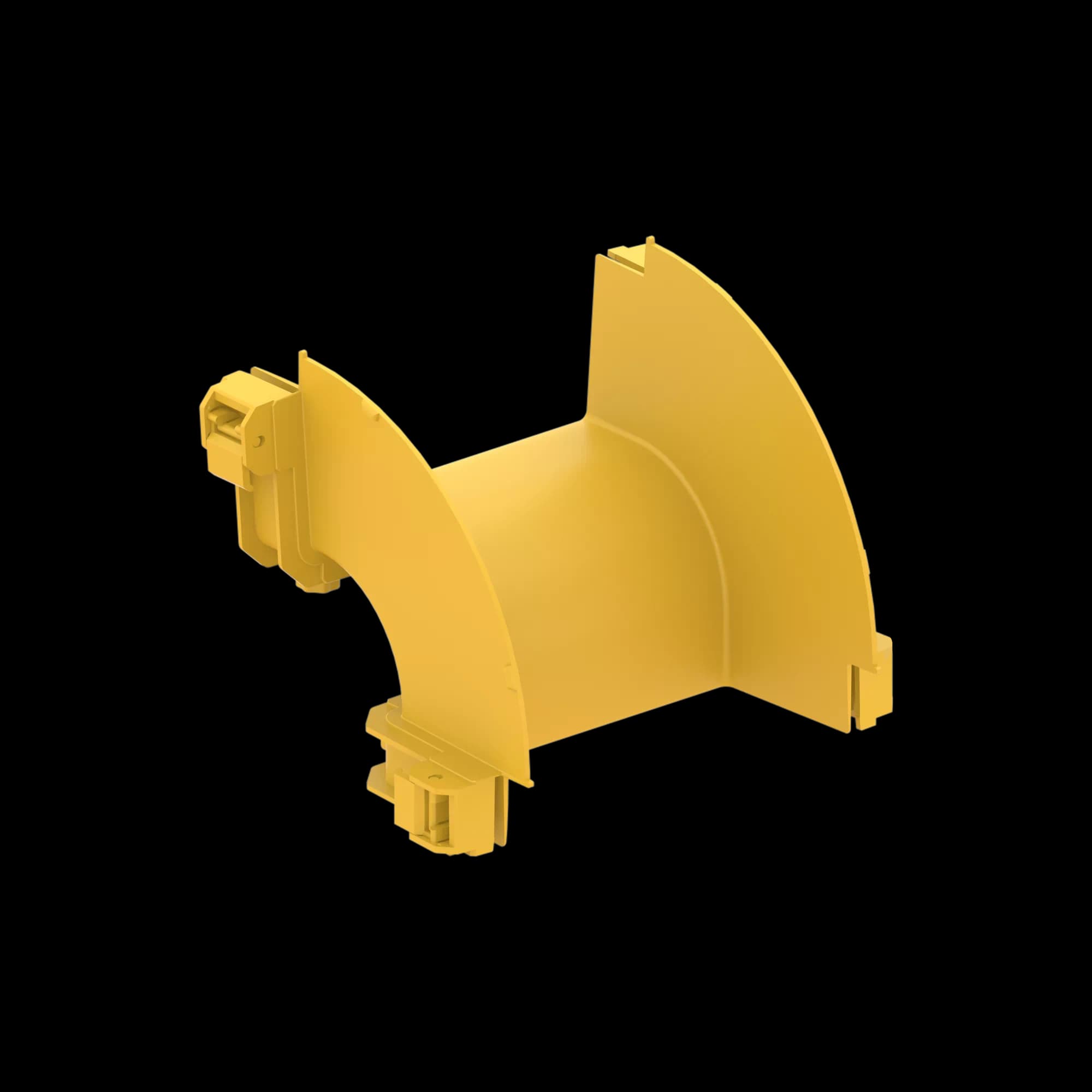 FDS_200mm 90˚ Vertical Outside Elbow Body