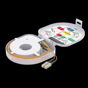Through Type Fiber Optic OTDR Launch Box | Multi Mode G651.OM1 | SC UPC/SC UPC | 150 meters, vista 3