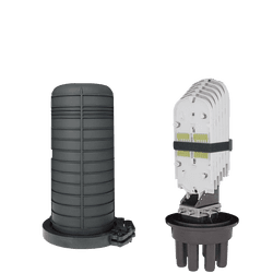 Fiber Optic Splice Closure | 6 Trays 144 Fibers 6 Ports | 450175, vista 8