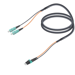 SC/UPC-LC/UPC | Multi Mode G651.OM3 Universal FTTA Breakout | 7.0x2.0mm, vista 2