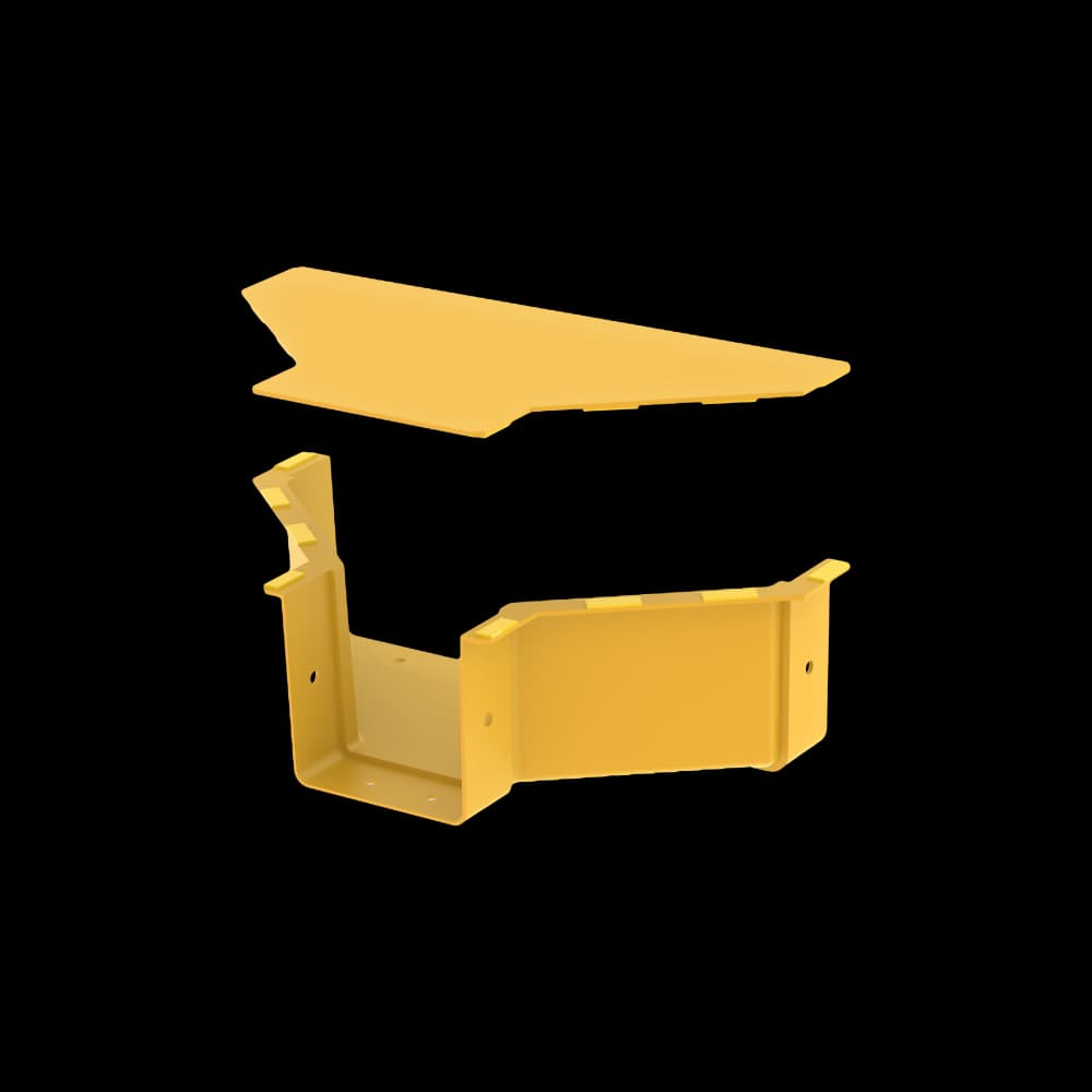Raceways | Horizontal Reducer 3010 | W/ Cover, vista 3