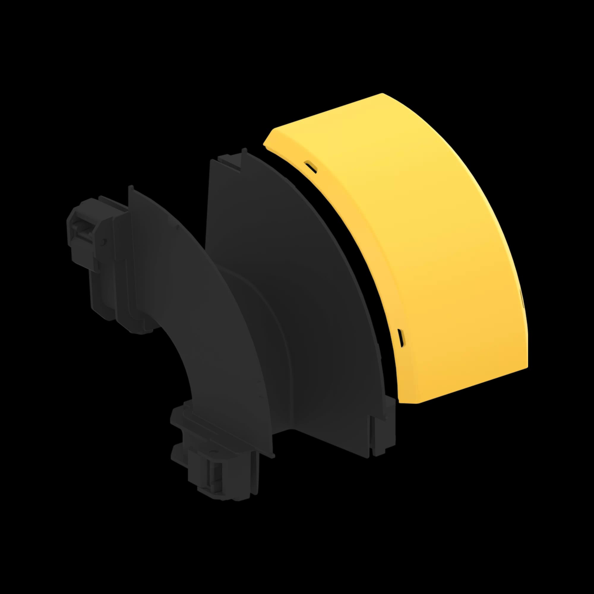 FDS_100mm 90˚ Vertical Outside Elbow Cover, vista 3