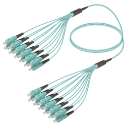 SC/UPC-SC/UPC | 12 Fibers Fanout | Multi Mode G651.OM3 | 3.0/1.8mm, vista 2