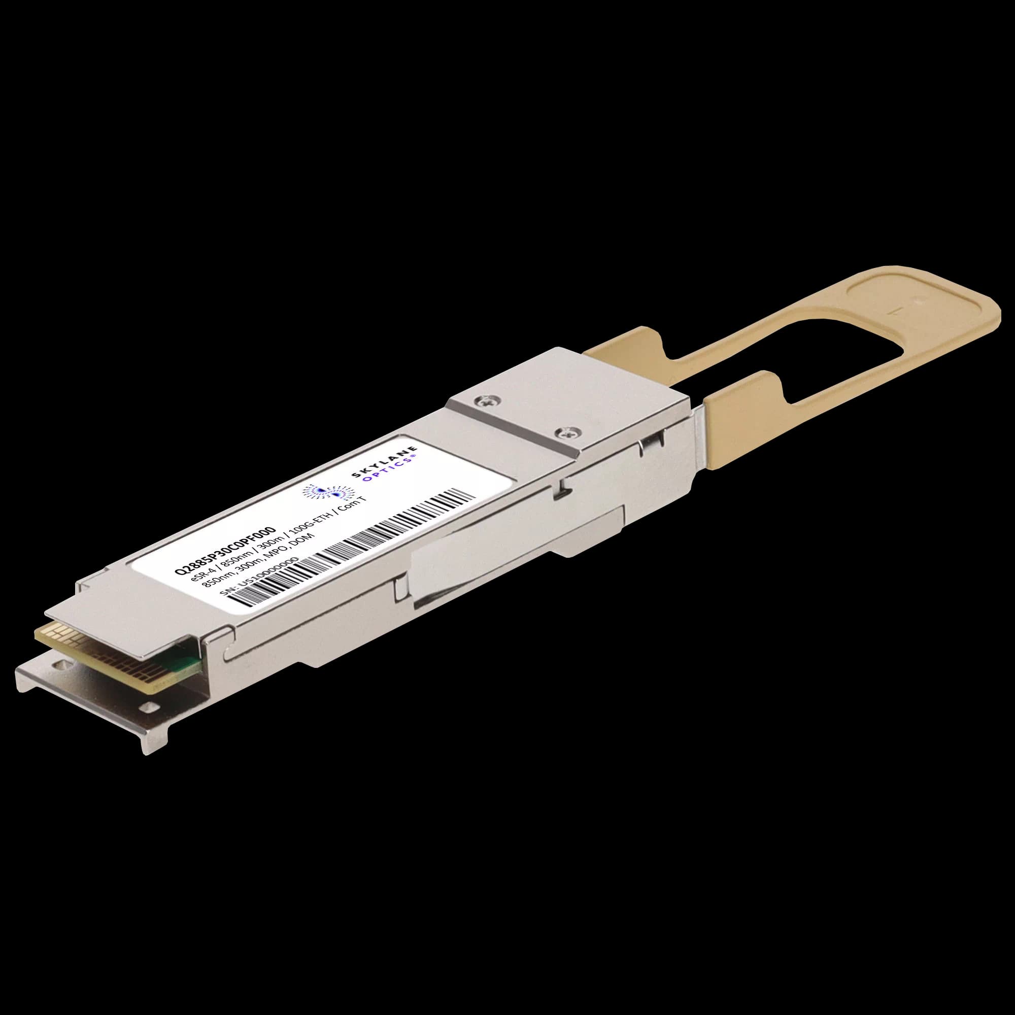 QSFP28 100GbE (100GBase-eSR4), 300m, Multi-Mode, 850nm, Commercial Temp, w/ FEC Fiber Optic Transceiver Q2885P30C0PF
