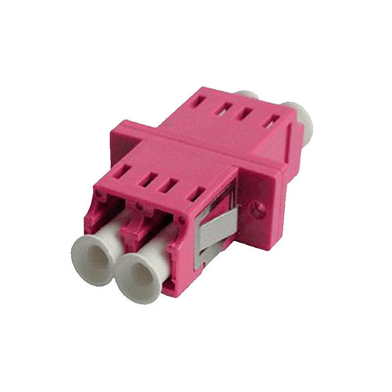 LC Duplex Adapter | w/ Flange, vista 5