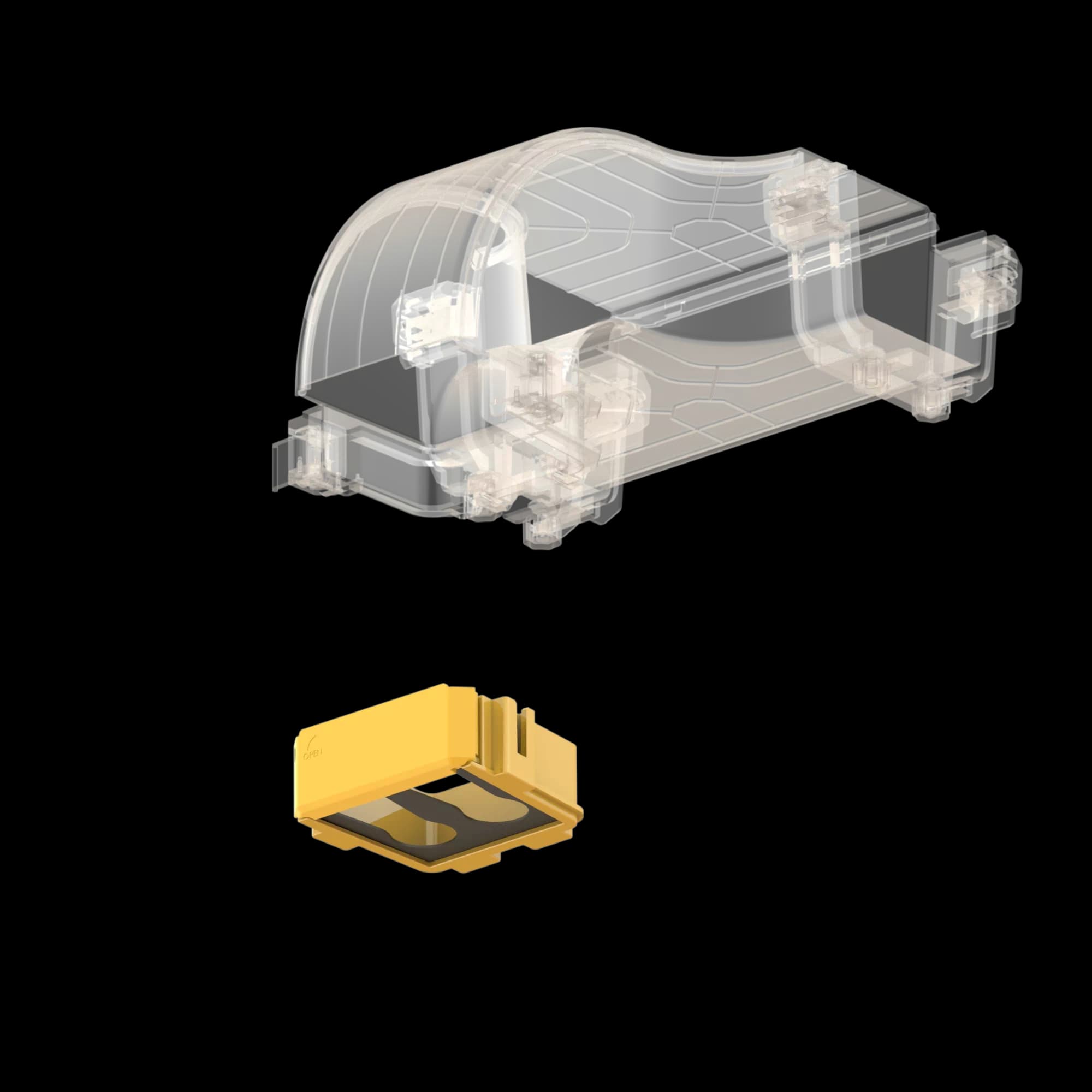 FDS_100mm-2x36mm Outlet Flex Tube Adapter, vista 4