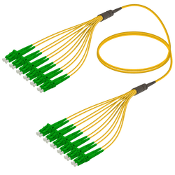LC/APC-LC/APC | 12 Fibers Fanout | Single Mode G657.A2 | 3.0/1.8mm, vista 2
