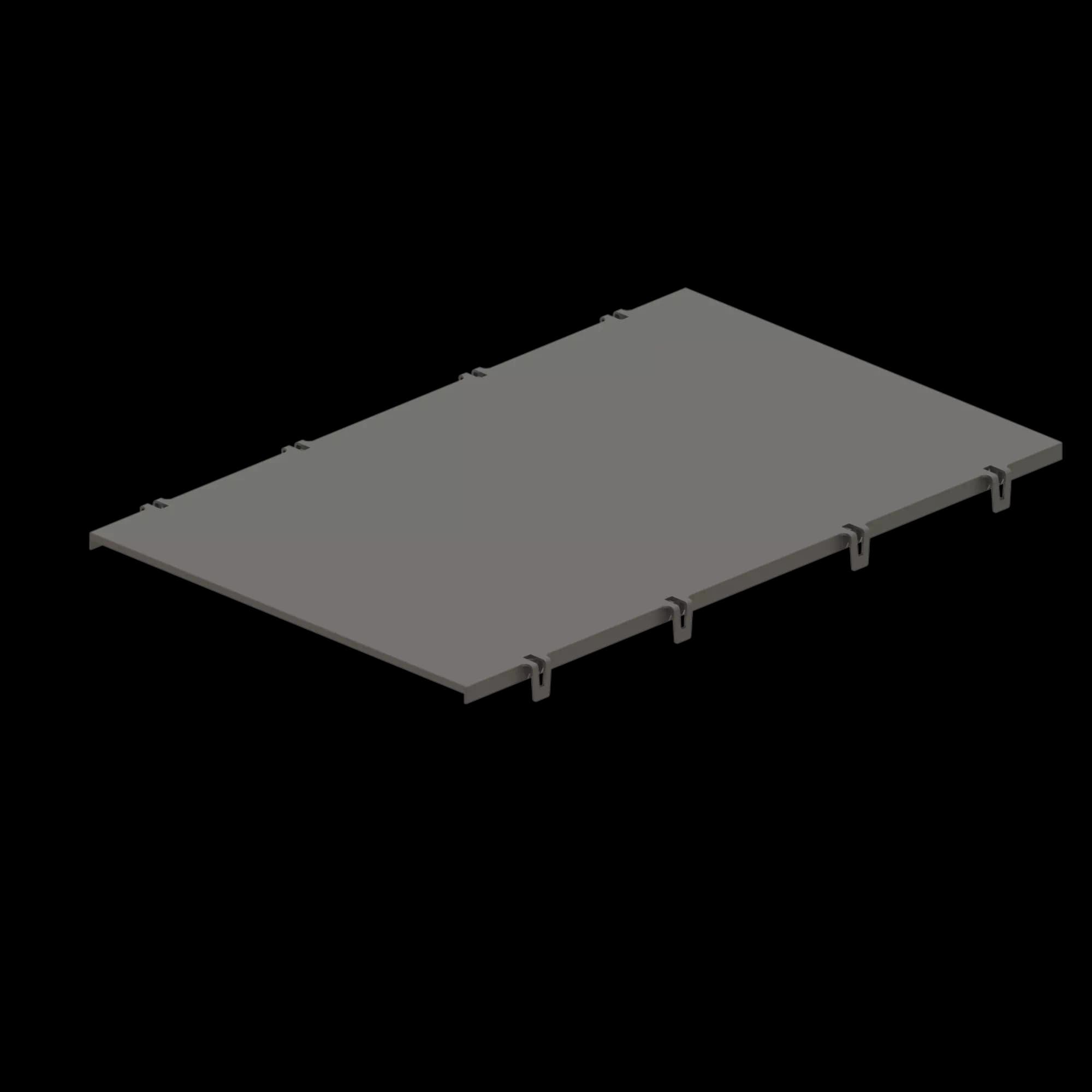 FDS_600mm Straight Solid Channel Cover_1.0m, vista 2