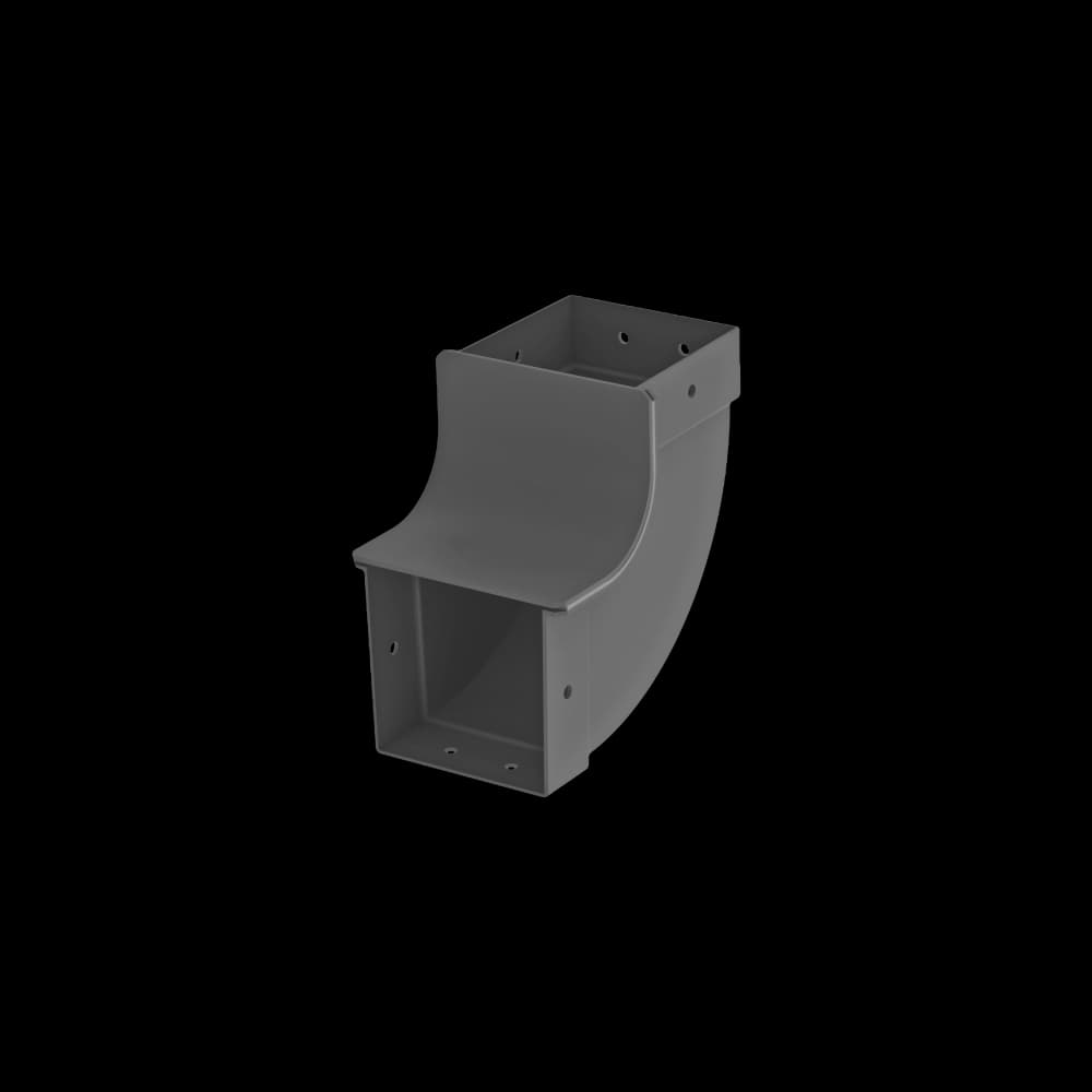 Raceways | Internal Cover Outlet Elbow 100mm, vista 2