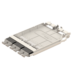 G-Connect | UHD MTP Patch Module | 3xMTP Duplex Adapter, vista 4