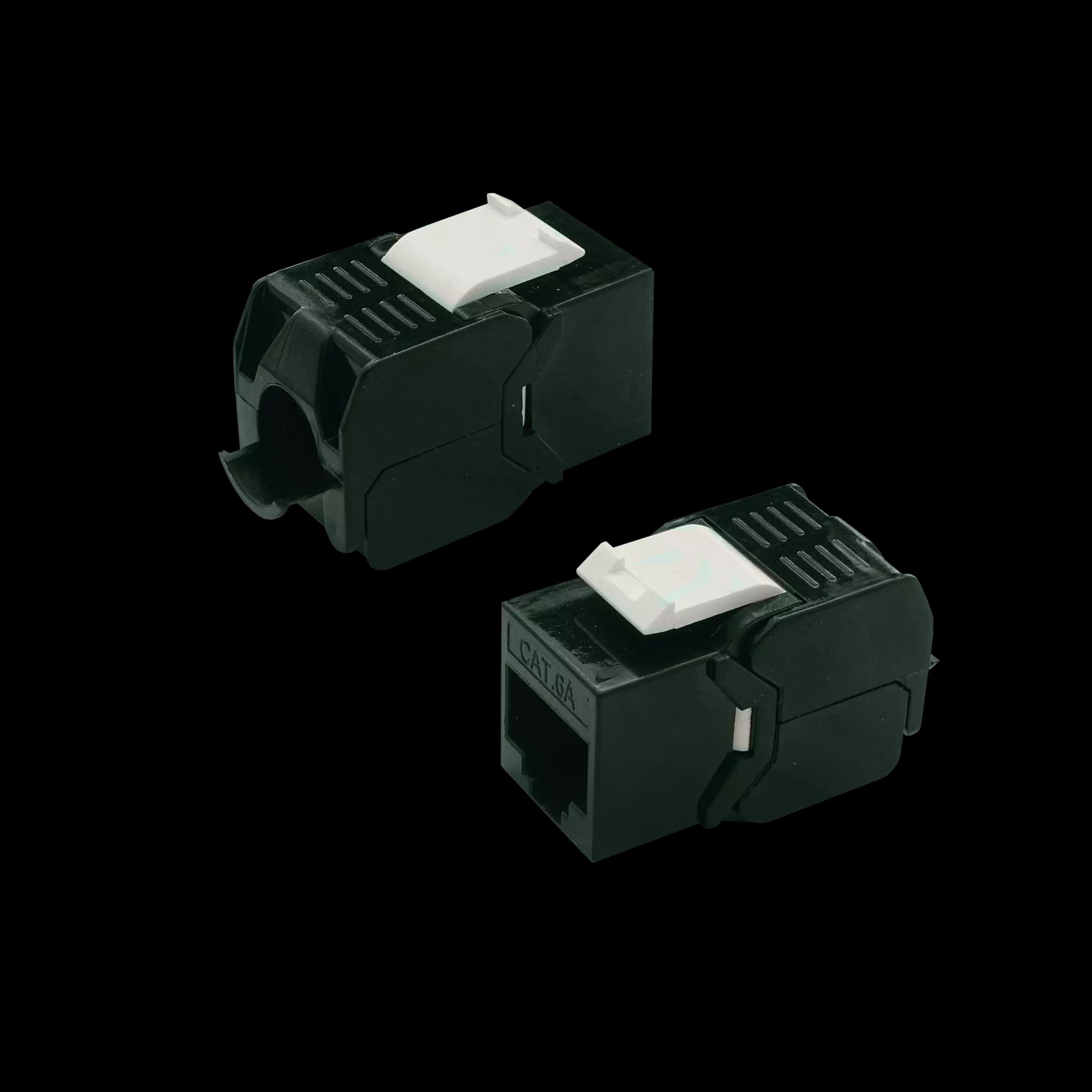 CAT6A Jack to Jack Keystone 180° | Unshielded