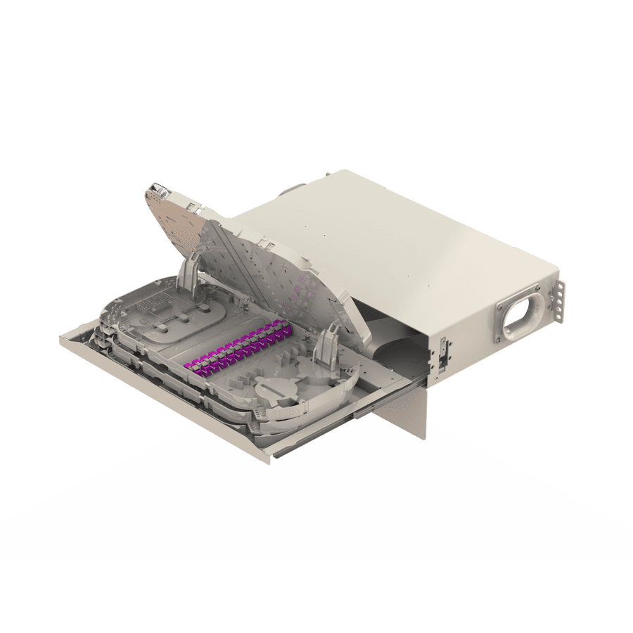 Splice to Patch Fiber Management Shelves | 19" 2U, vista 5
