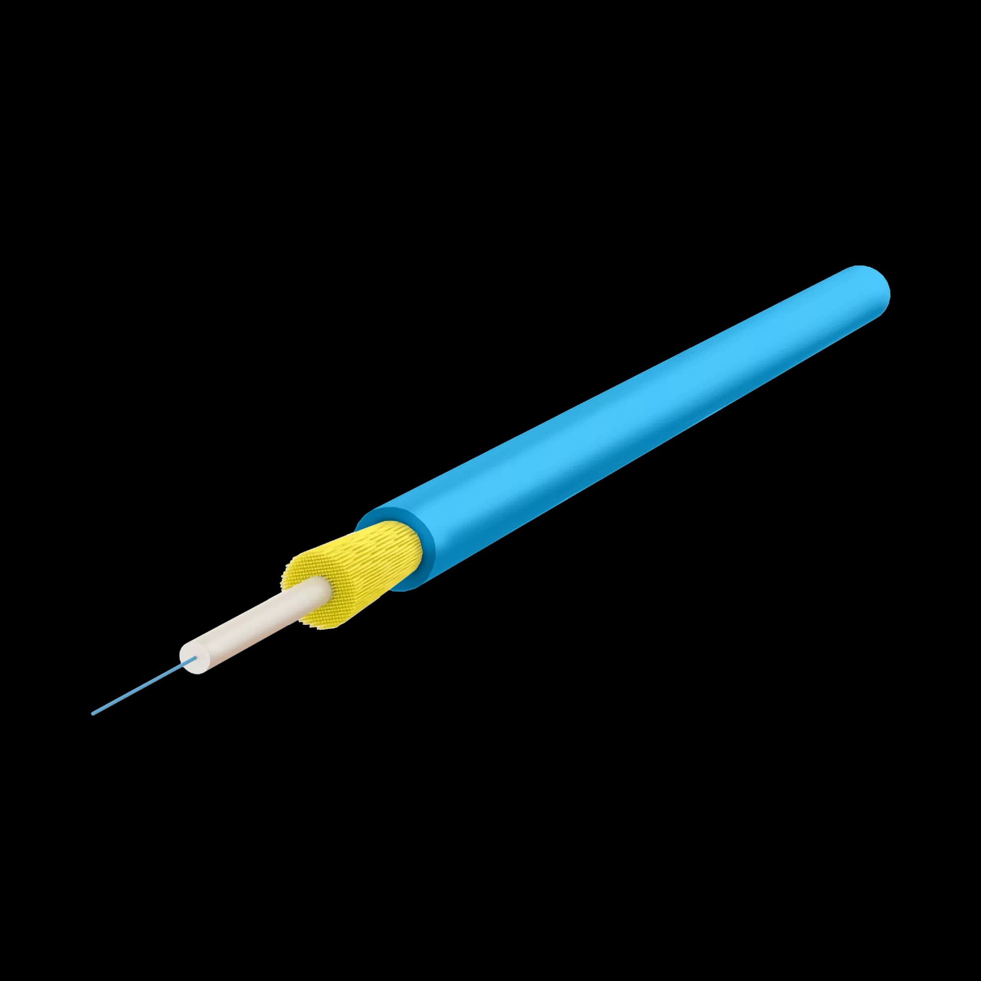 Drop Fiber Optic Cable 2.7 mm | I-VS9(ZN-AY)H 1x1 | 1000 meters