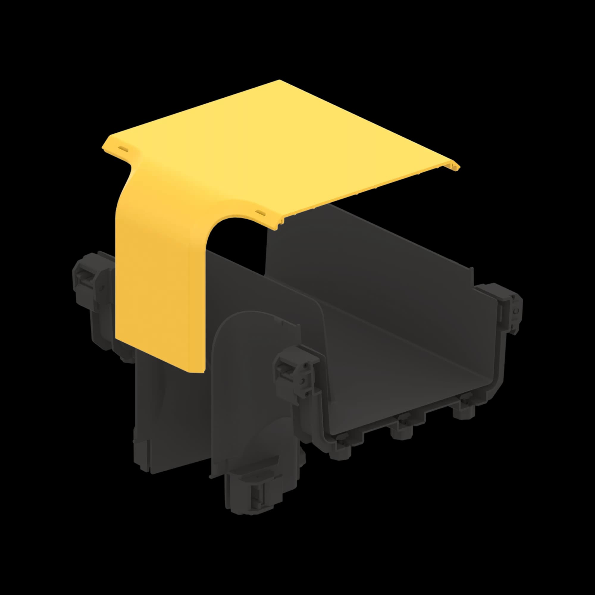 FDS_200-100mm Vertical Line Drop Cover, vista 3