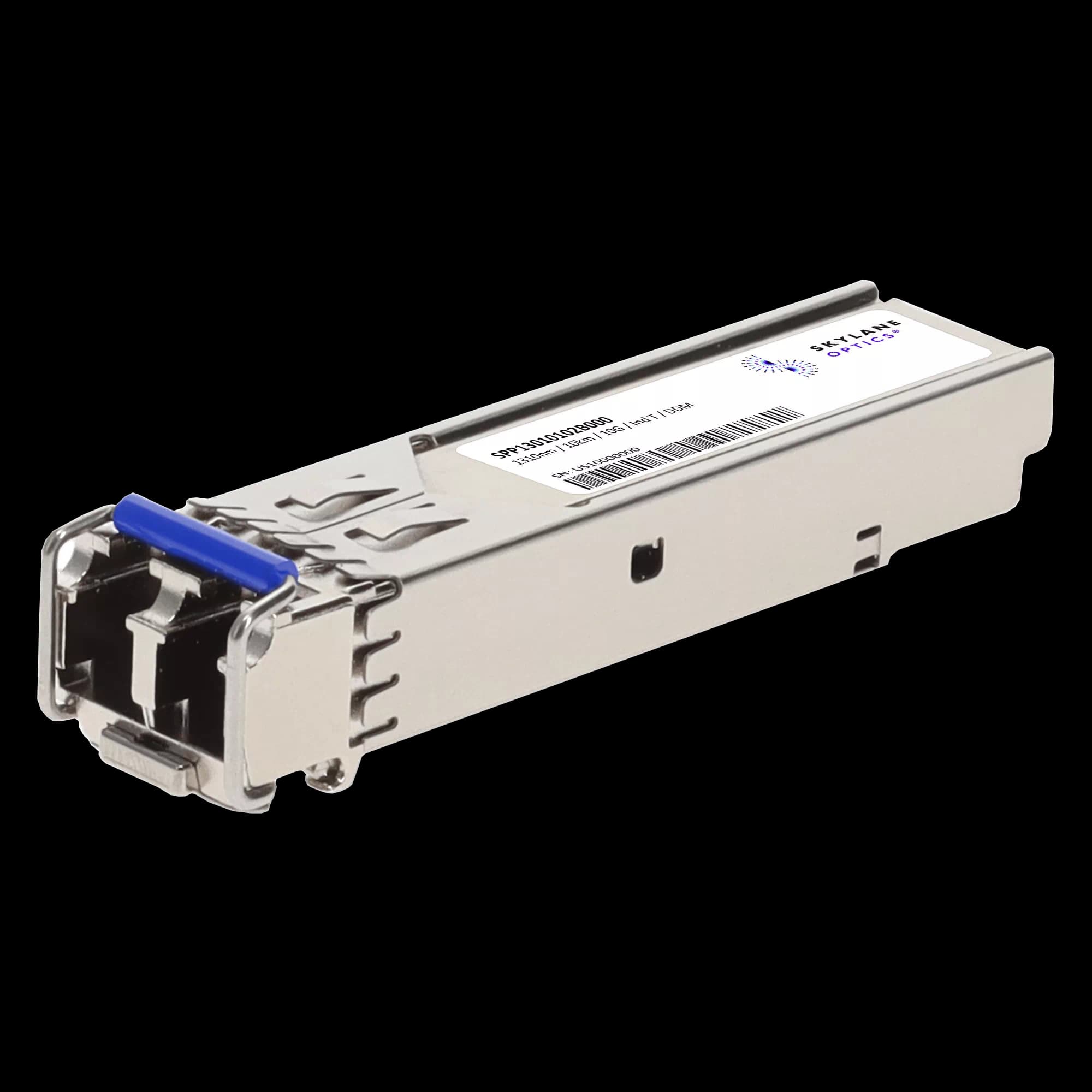 SFP+ 10GbE (10GBase-LR), 10km, Single-Mode, 1310nm, Industrial Temp Fiber Optic Transceiver SPP13010102B