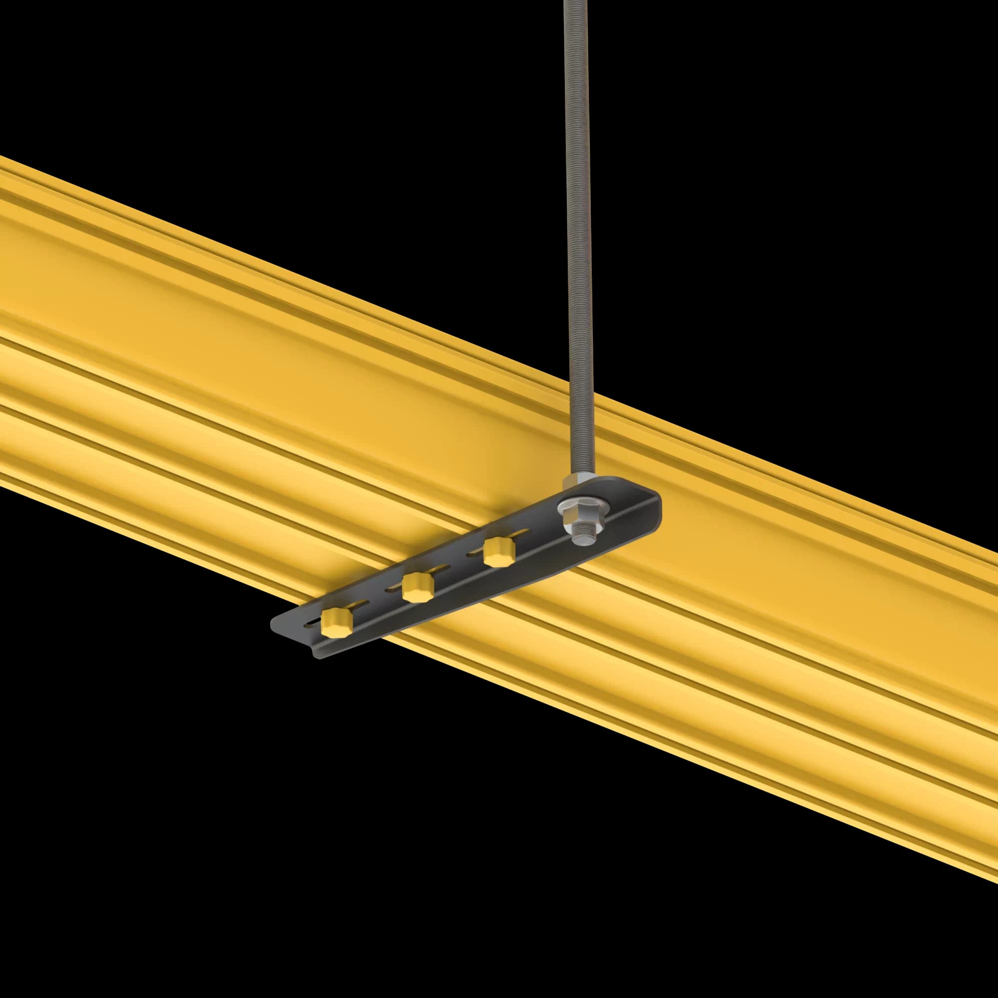FDS_200mm Single Rod Suspension Bracket, vista 2