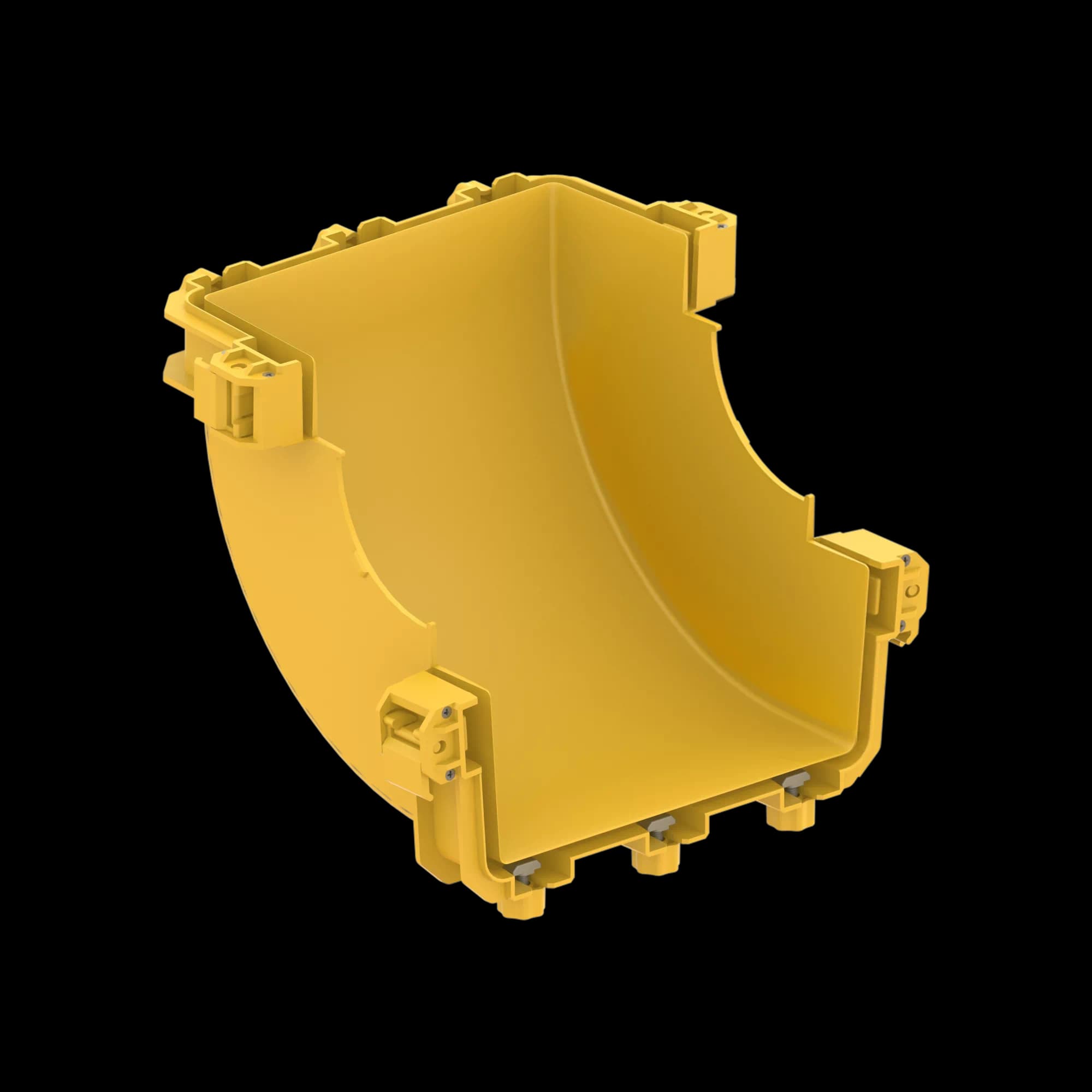 FDS_200mm 90˚ Vertical Inside Elbow Body