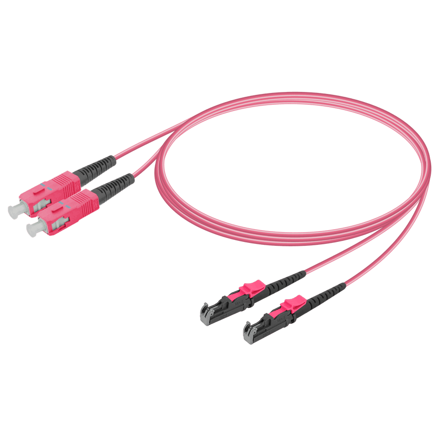 SC/UPC-LSH/UPC | Multi Mode G651.OM4 Duplex Patch Cord | 2.0x4.1mm
