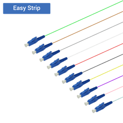 LC/UPC 12 Fiber Pigtail | Single Mode G657.A2 | 0.9mm